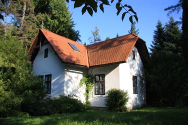 arboretum, arboretum botanični vrt, drevesni del, stara hiša, stara upravna zgradba