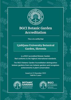 BGCI akreditacija