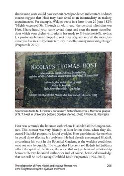 Franc Hladnik in Nicolaus Thomas Host