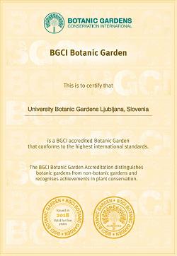 bgci accreditation, accredited botanic garden