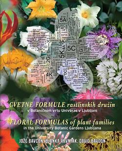 cvetne formule rastlinskih druzin v botanicnem vrtu univerze v ljubljani